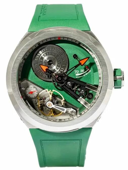 Greubel Forsey Balancier S Titanium Green Dial Replica Watch